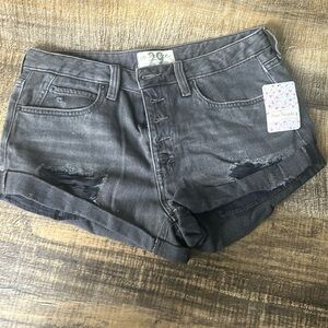 Free people denim shorts